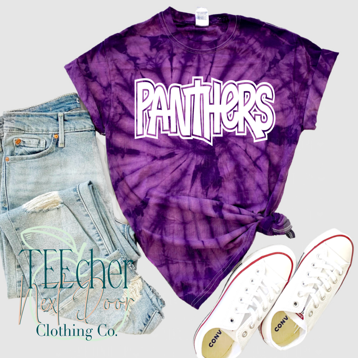 Purple Panthers Graffiti