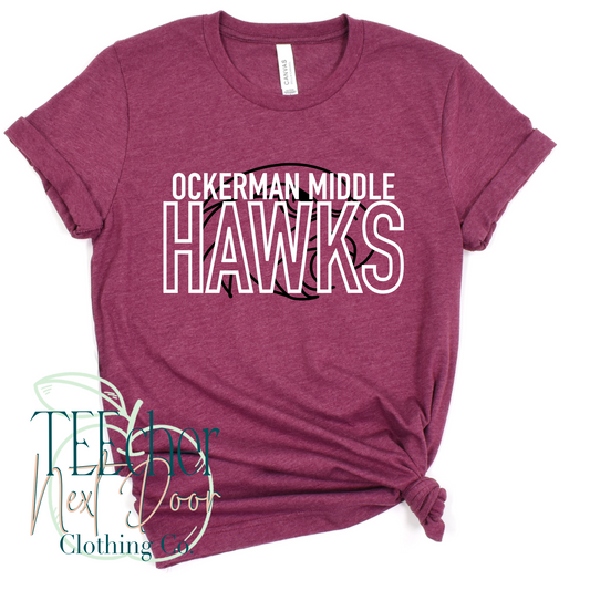 Ockerman Middle Bold Mascot Overlay