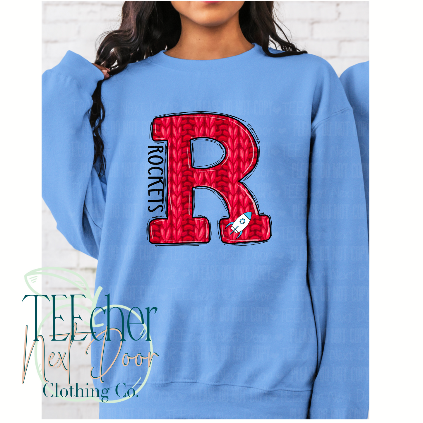 Rockets Red Varsity Sweater