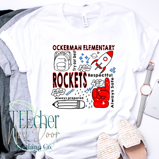 Ockerman Elementary Mascot Collage
