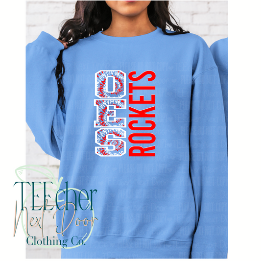 Ockerman Rockets Bold Tie Dye