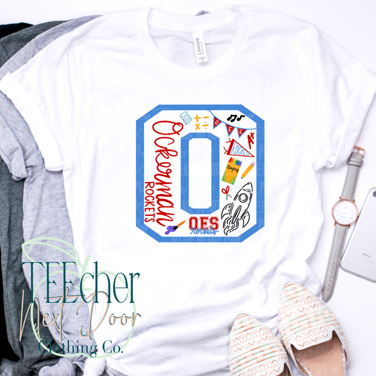 Ockerman Hand Drawn Varsity