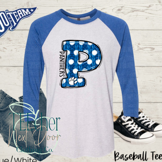 Panthers Polka Dot Varsity Sweater