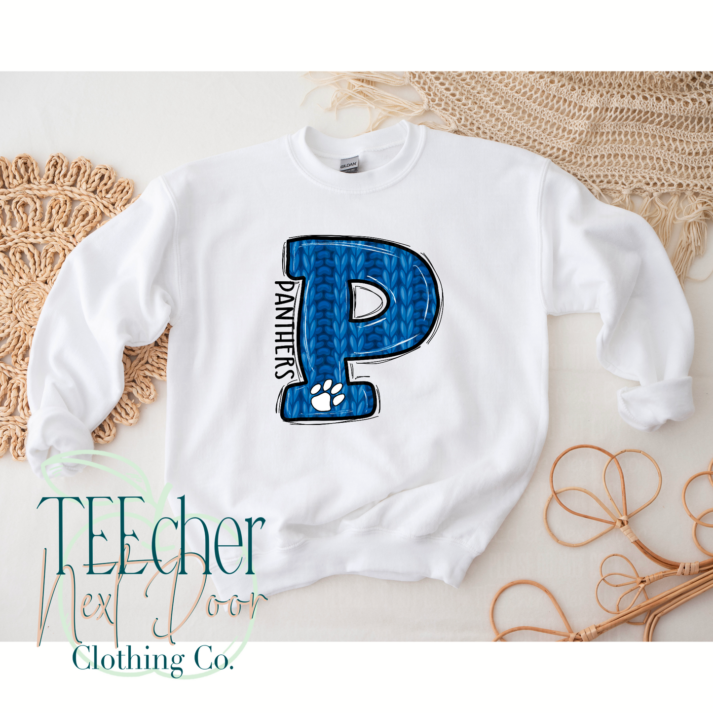 Blue Panthers Varsity Sweater