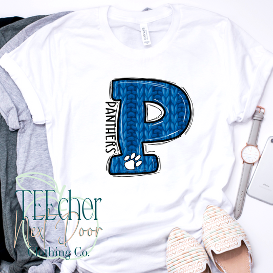 Blue Panthers Varsity Sweater