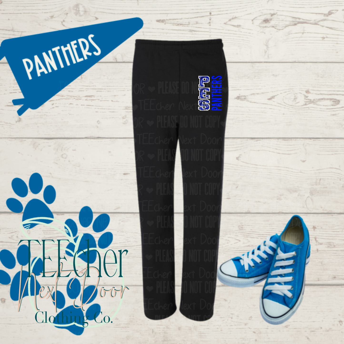 Piner Panthers Bold Tie Dye