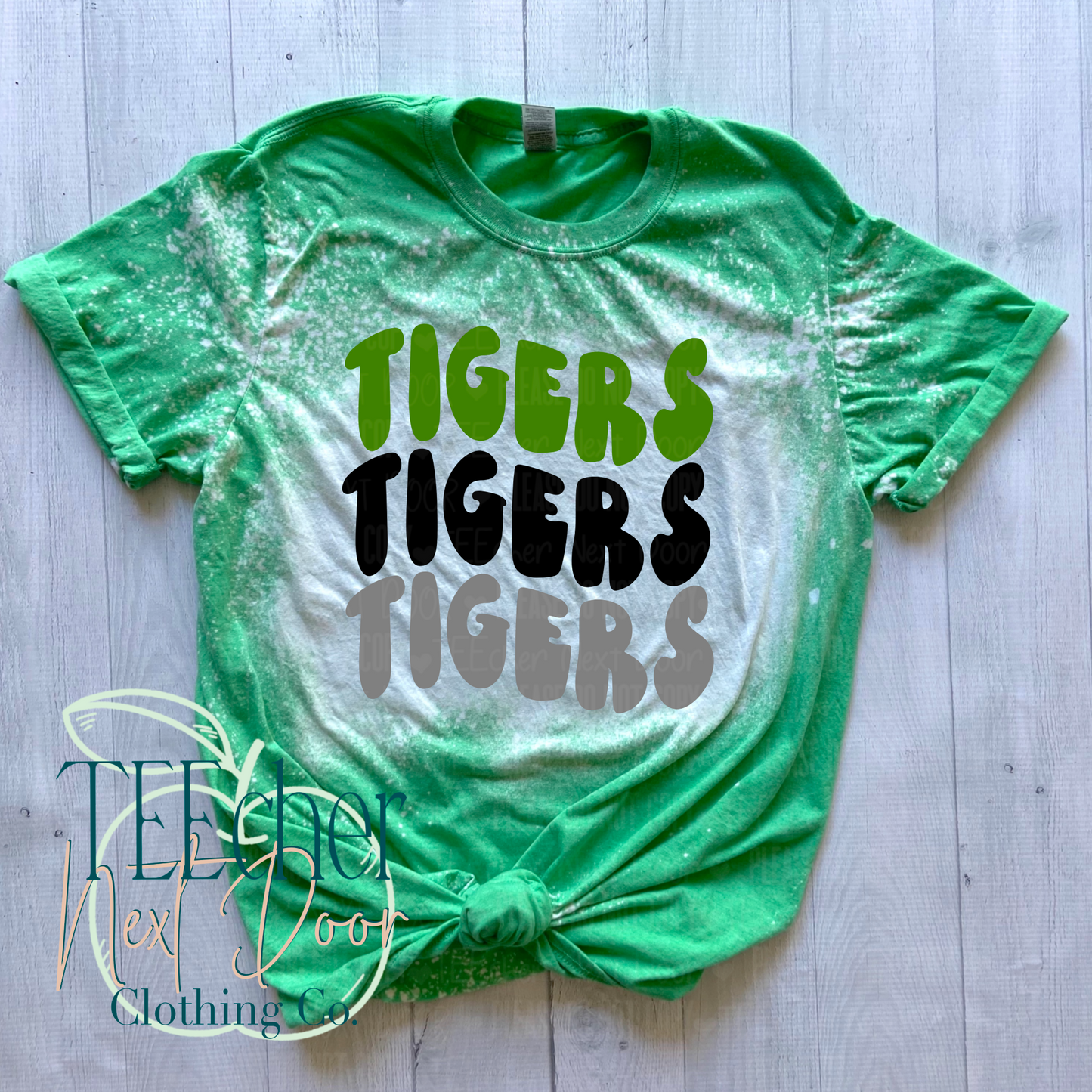 Tigers Retro Wavy