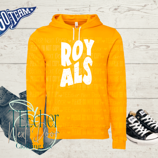 Royals Wavy Distressed