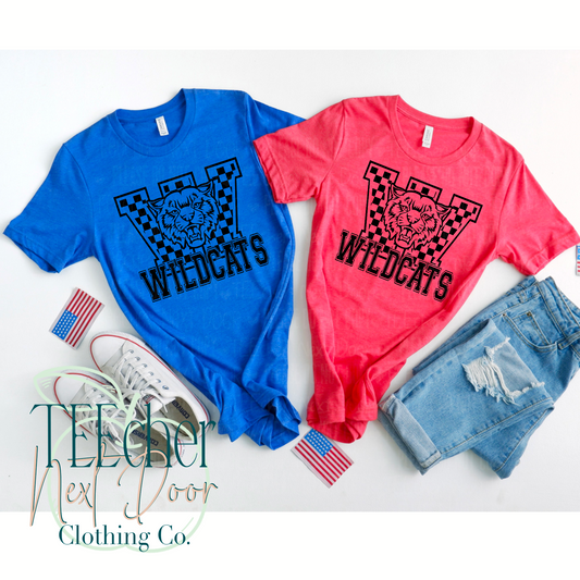 Wildcats Retro Varsity