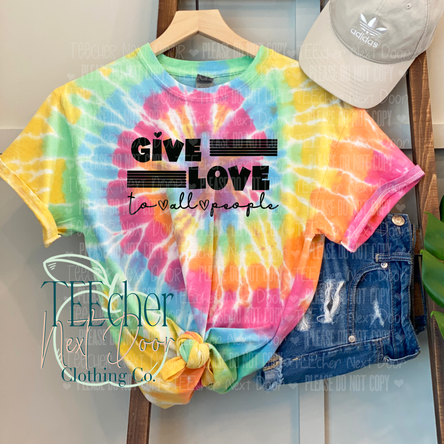 EXCLUSIVE Tie Dye Give Love to All People