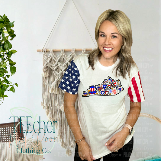 EXCLUSIVE Red White and Blue Kentucky