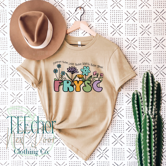 FRYSC Boho Floral Tee