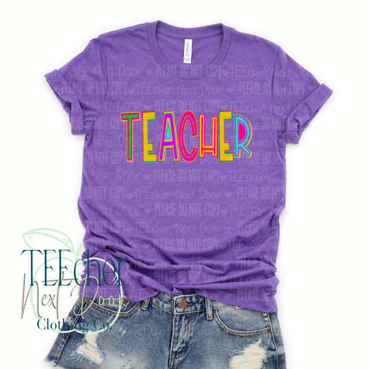 Teacher Neon Marquees