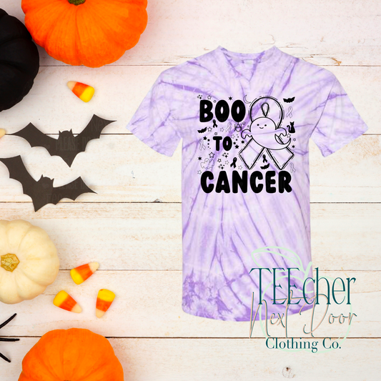 Boo to Cancer. Cancer ribbon colors. Breast cancer Halloween. Pancreatic Cancer Halloween. Cancer Survivor Halloween. Lung Cancer Halloween.