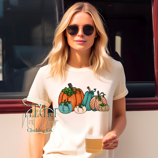Teal Pumpkins Collage