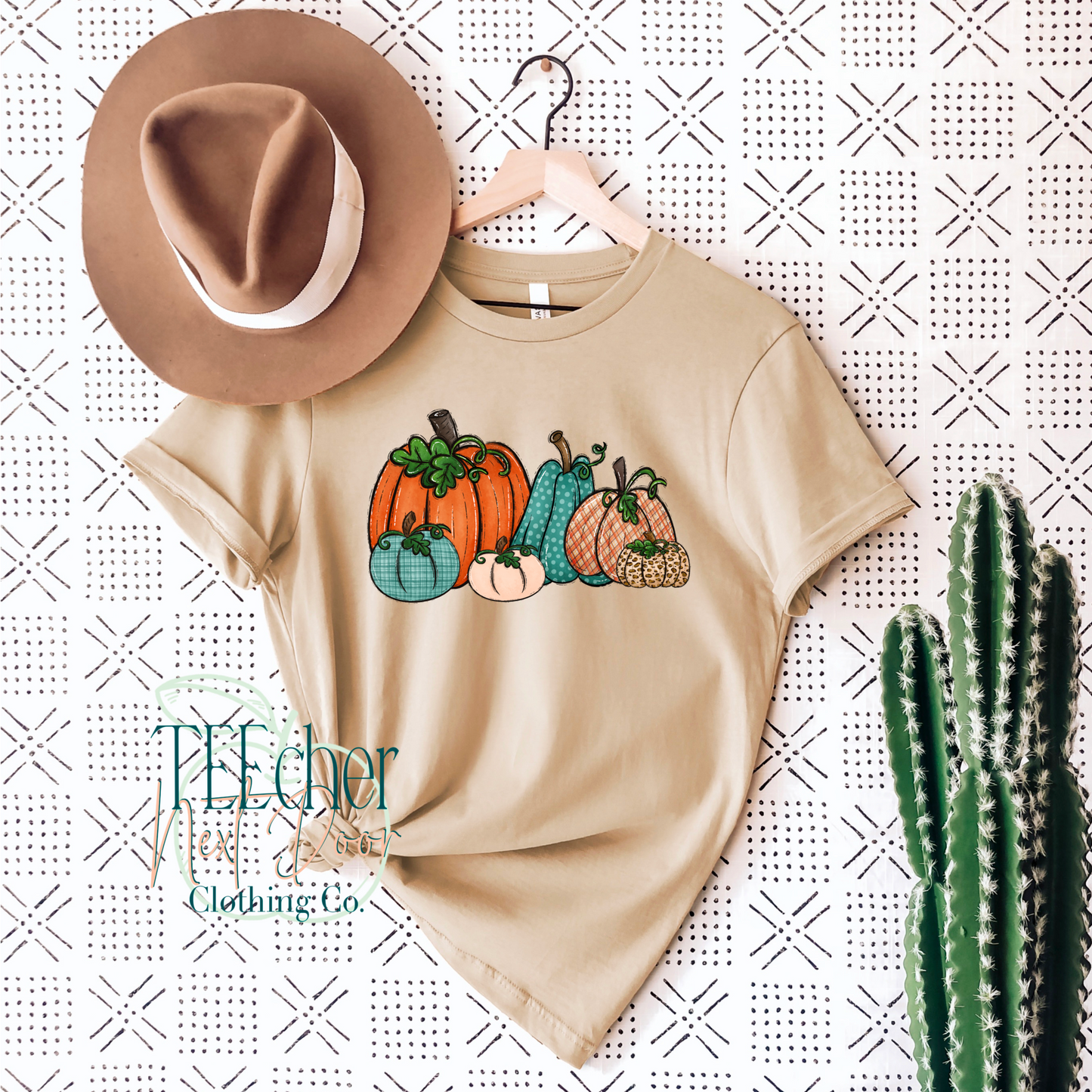 Teal Pumpkins Collage