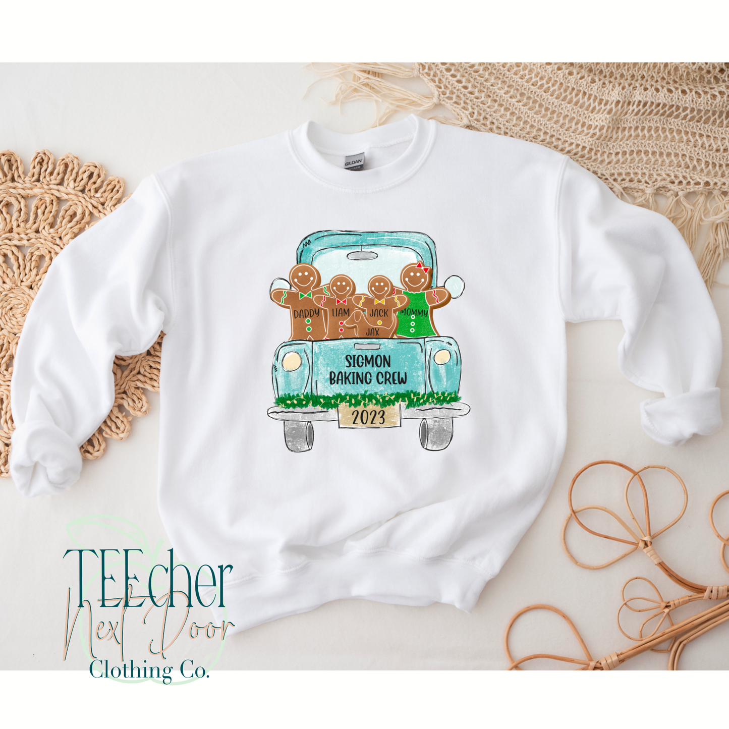 Personalized Gingerbread Truck