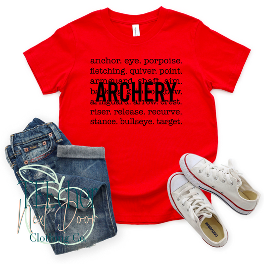 Archery Print Type