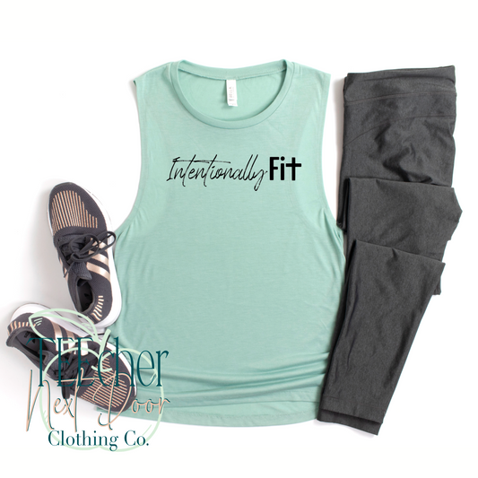 Intentionally Fit Muscle Tank