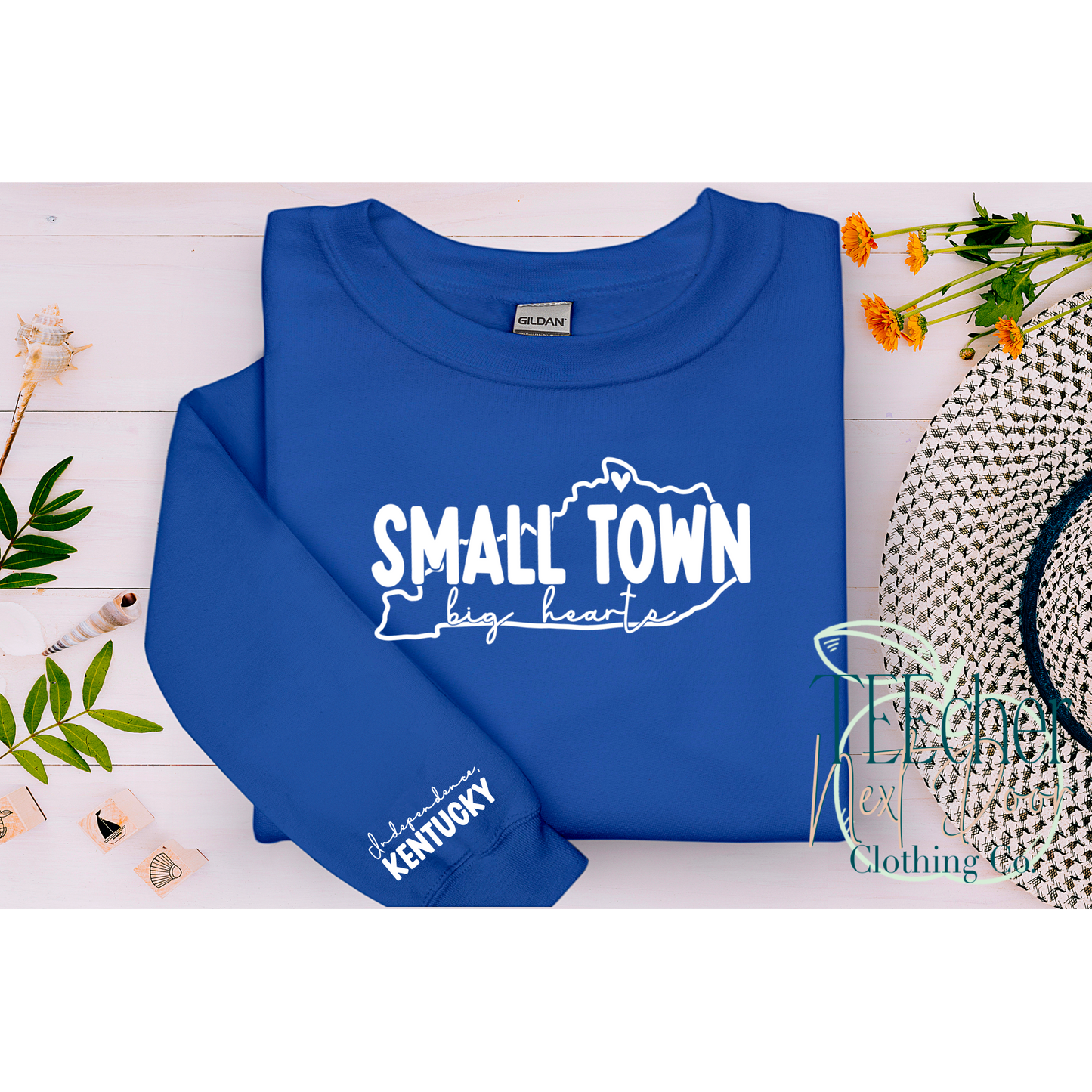 FUNDRAISER-Small Town, Big Hearts Sweatshirt