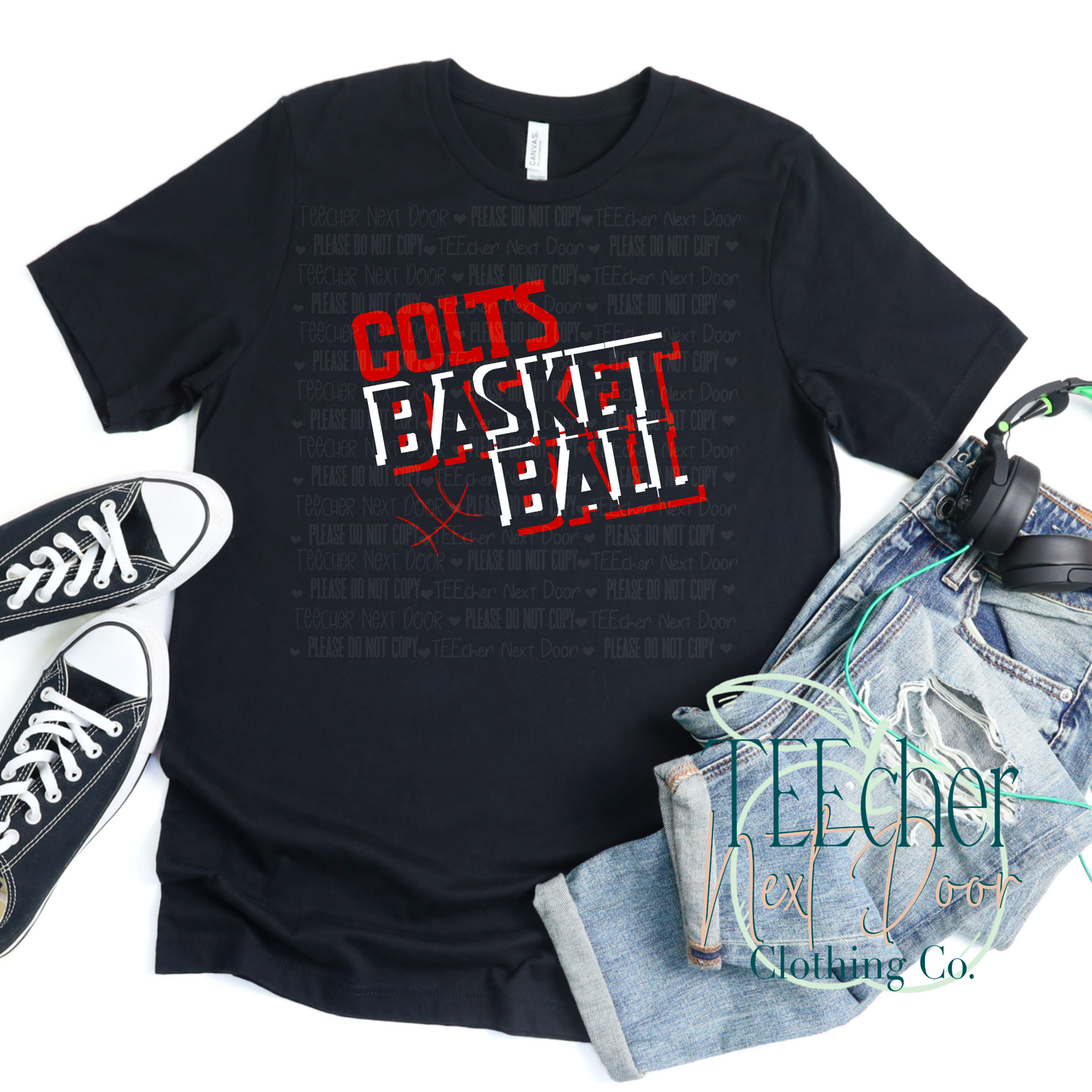 Colts Basketball Shadow