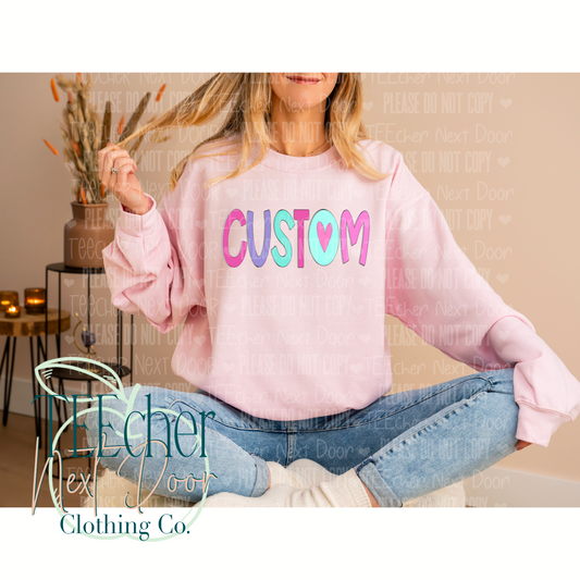 Custom Valentine Love Letters