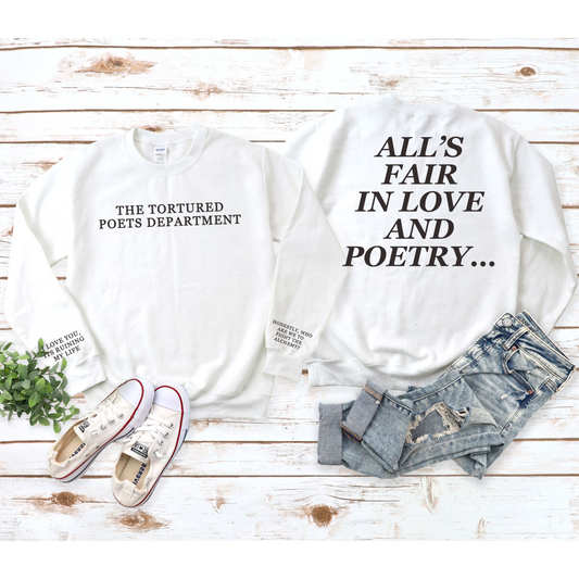 Poetic Love Sweatshirt