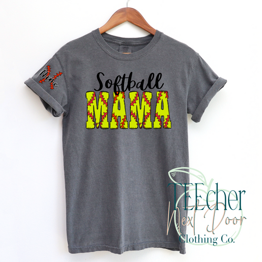 Softball Mama-Custom Name