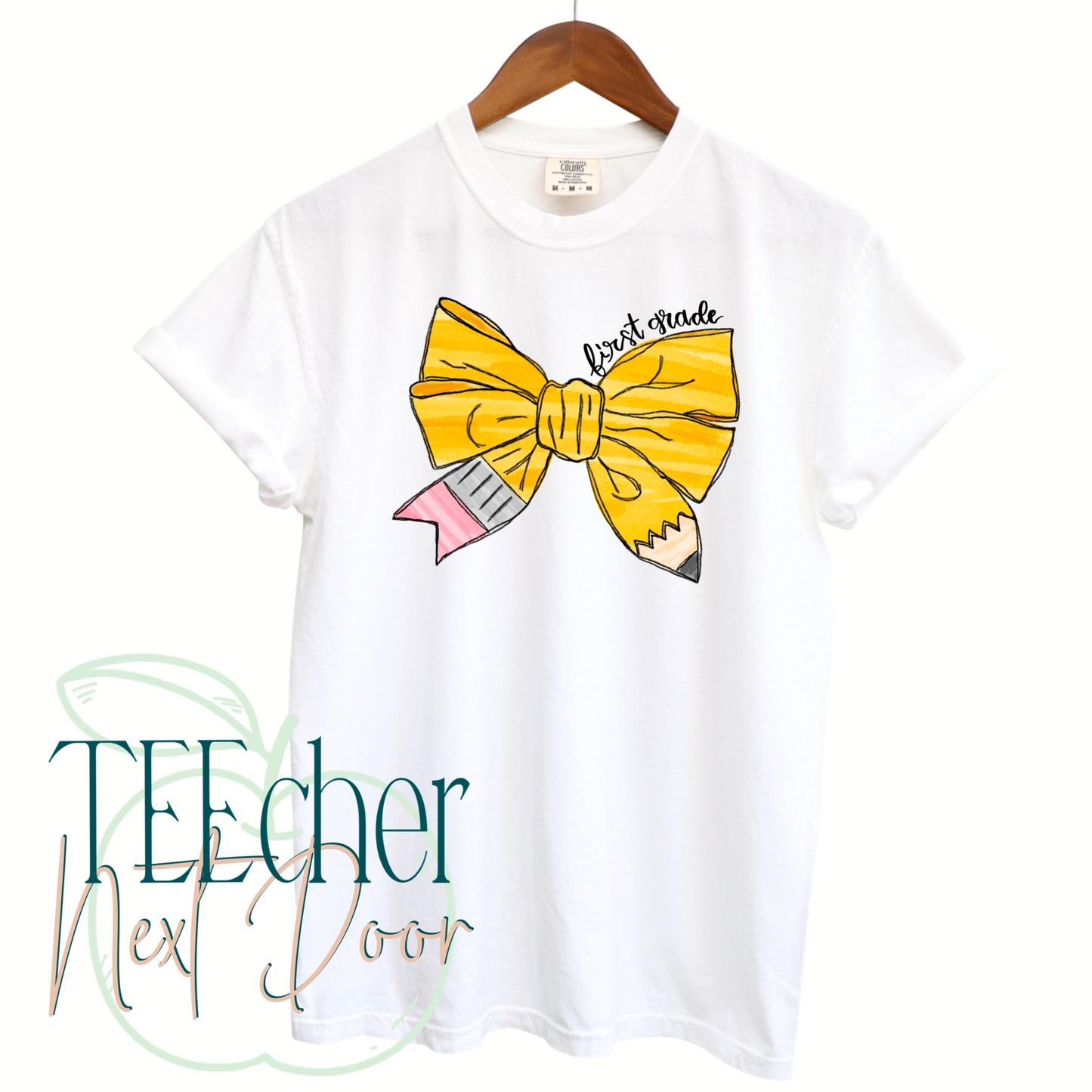 White Pencil Bow- Grade Level