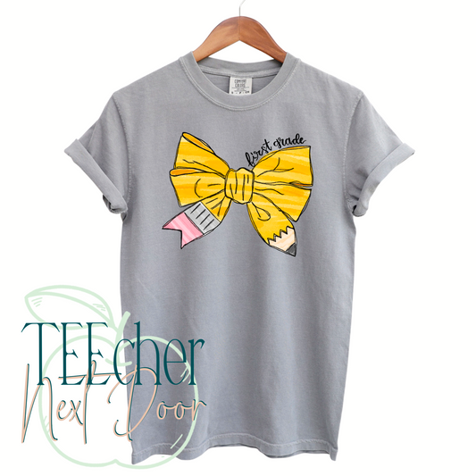 Gray Pencil Bow- Grade Level