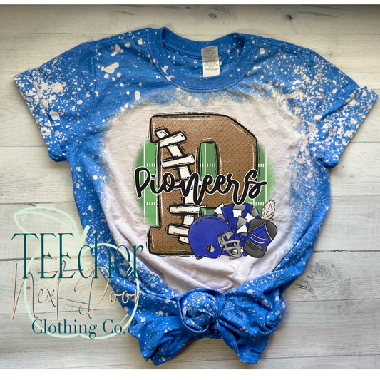 Custom Blue Football Spirit