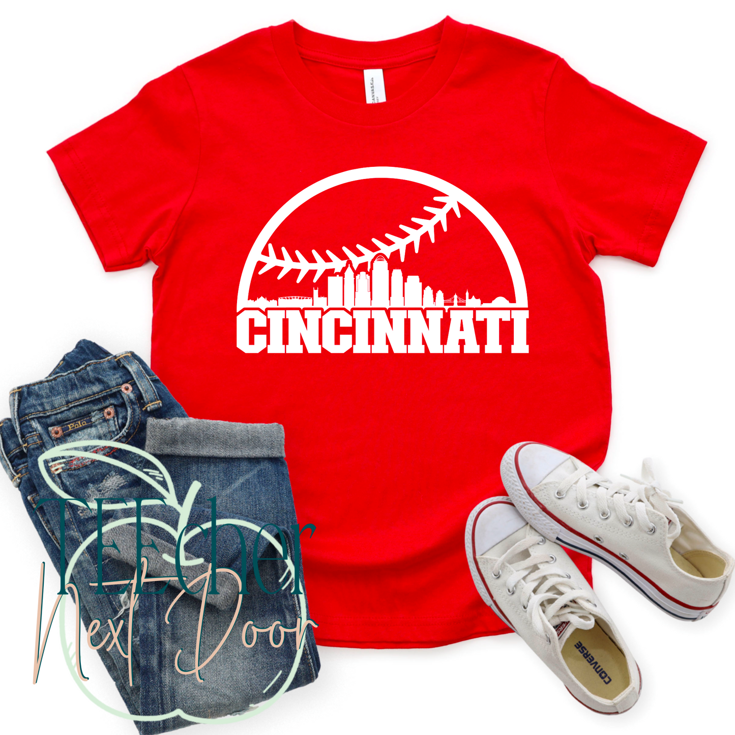 Cincinnati Skyline- Baseball