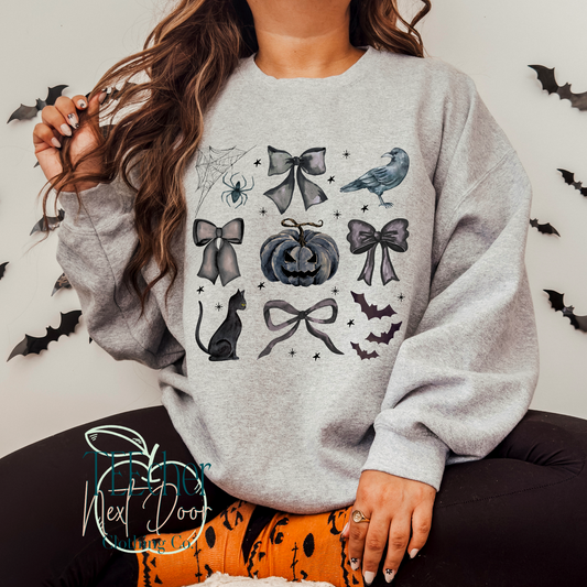 Black Halloween Bows