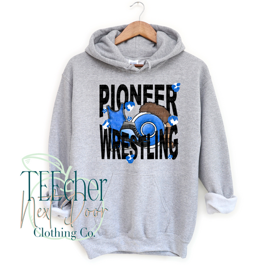 Pioneer Wrestling Geometric