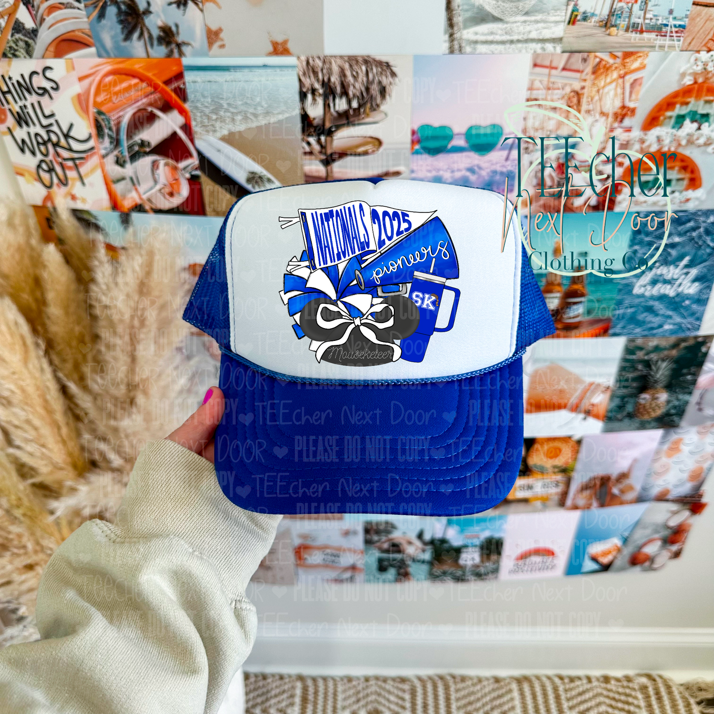 All Things SK Cheer Trucker hat