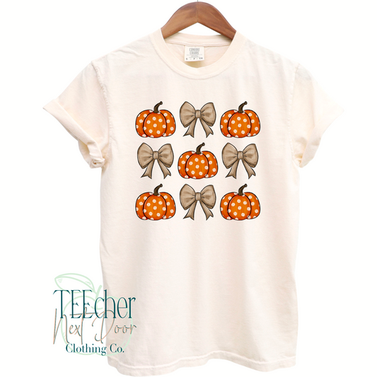 Neutral Pumpkin and Bows