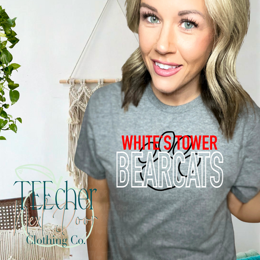 White's Tower Bold Mascot Overlay