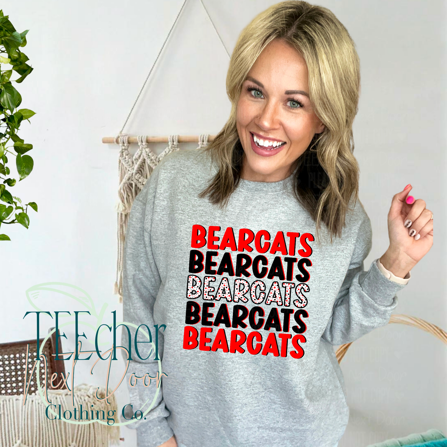 Bearcats Spotted Stacked