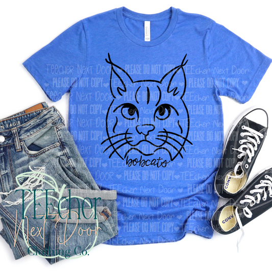 Blue Bobcat Doodle