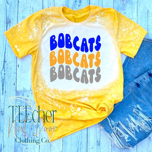 Bobcats Retro Wavy