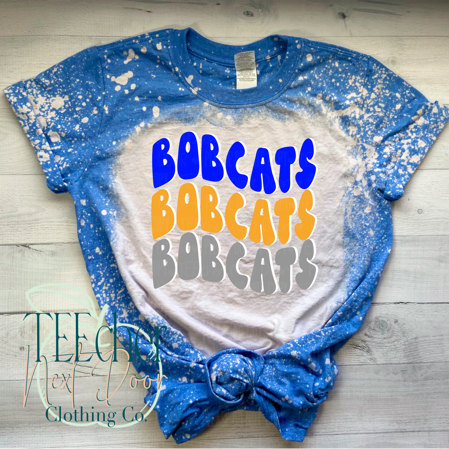 Bobcats Retro Wavy