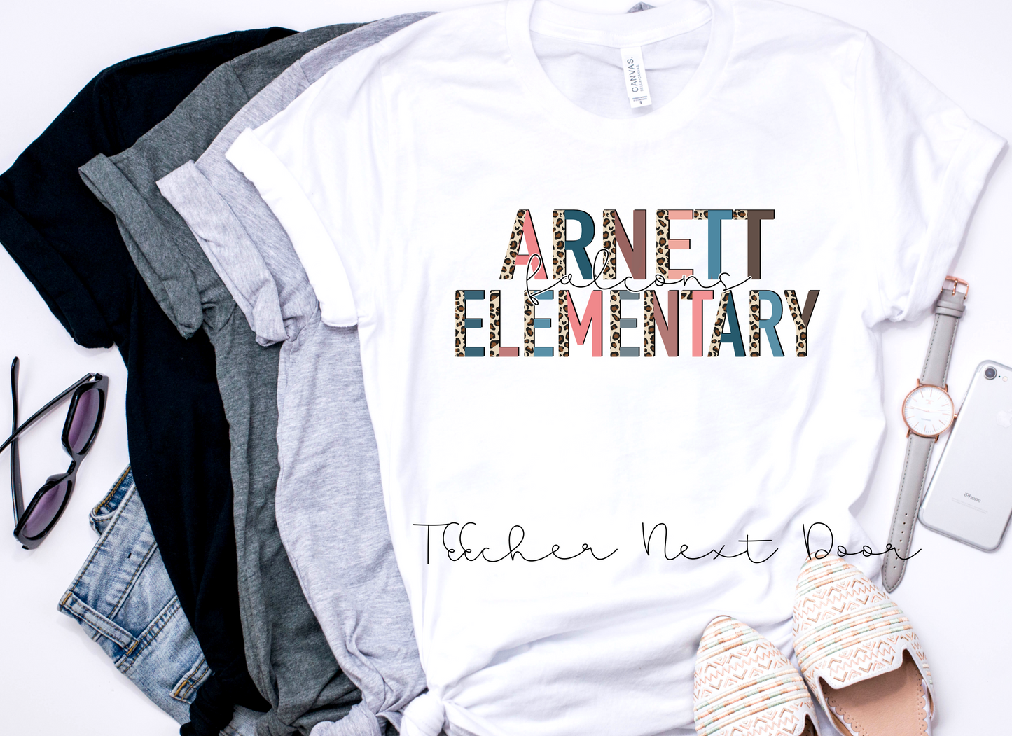 Arnett Elementary Color Block