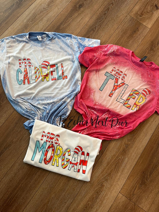 Read Across America Name Tees