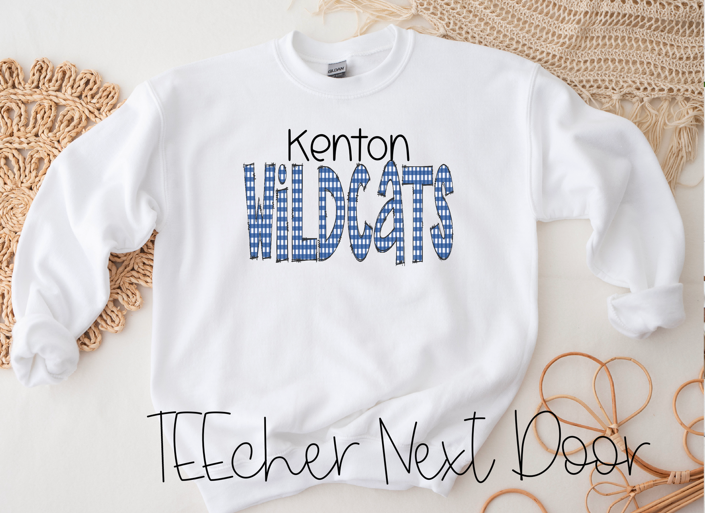 Kenton Wildcats Plaid Mascot