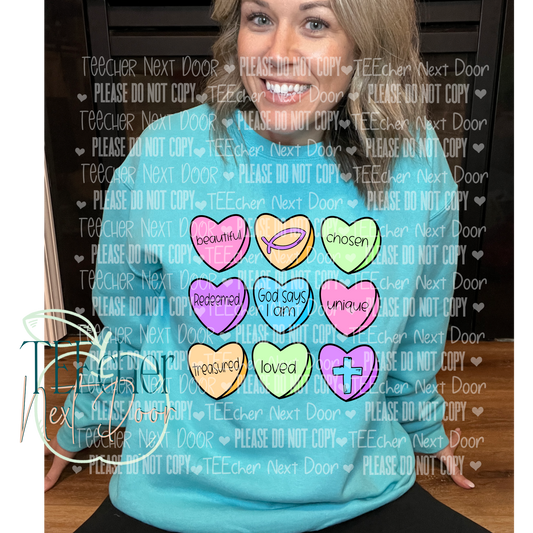 EXCLUSIVE- God Says...Affirmation Hearts