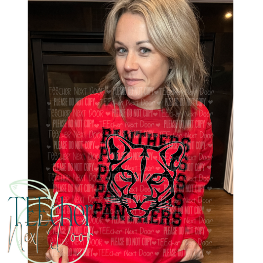 EXCLUSIVE Red Panther Breakthrough Crewneck