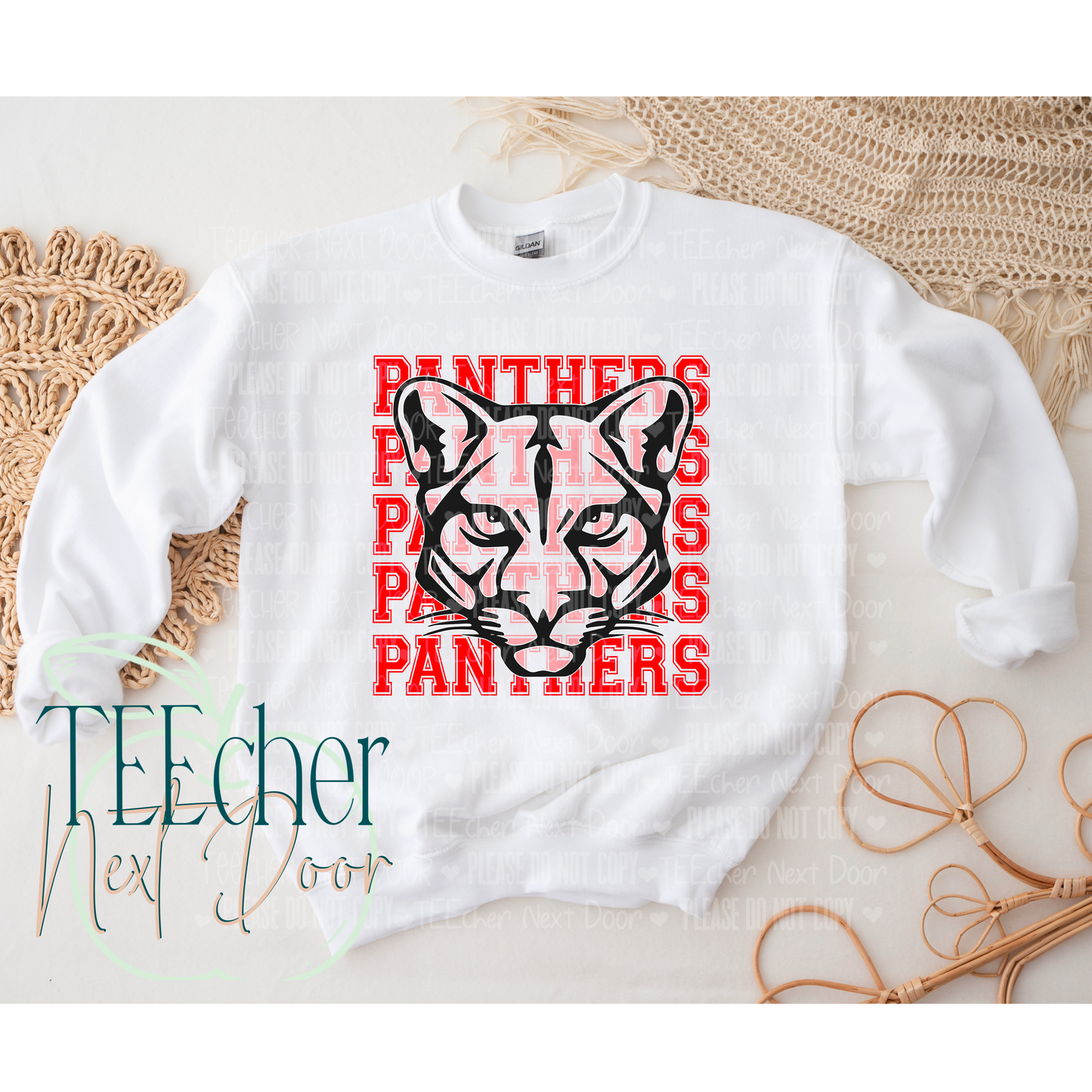 EXCLUSIVE Red Panther Breakthrough Crewneck