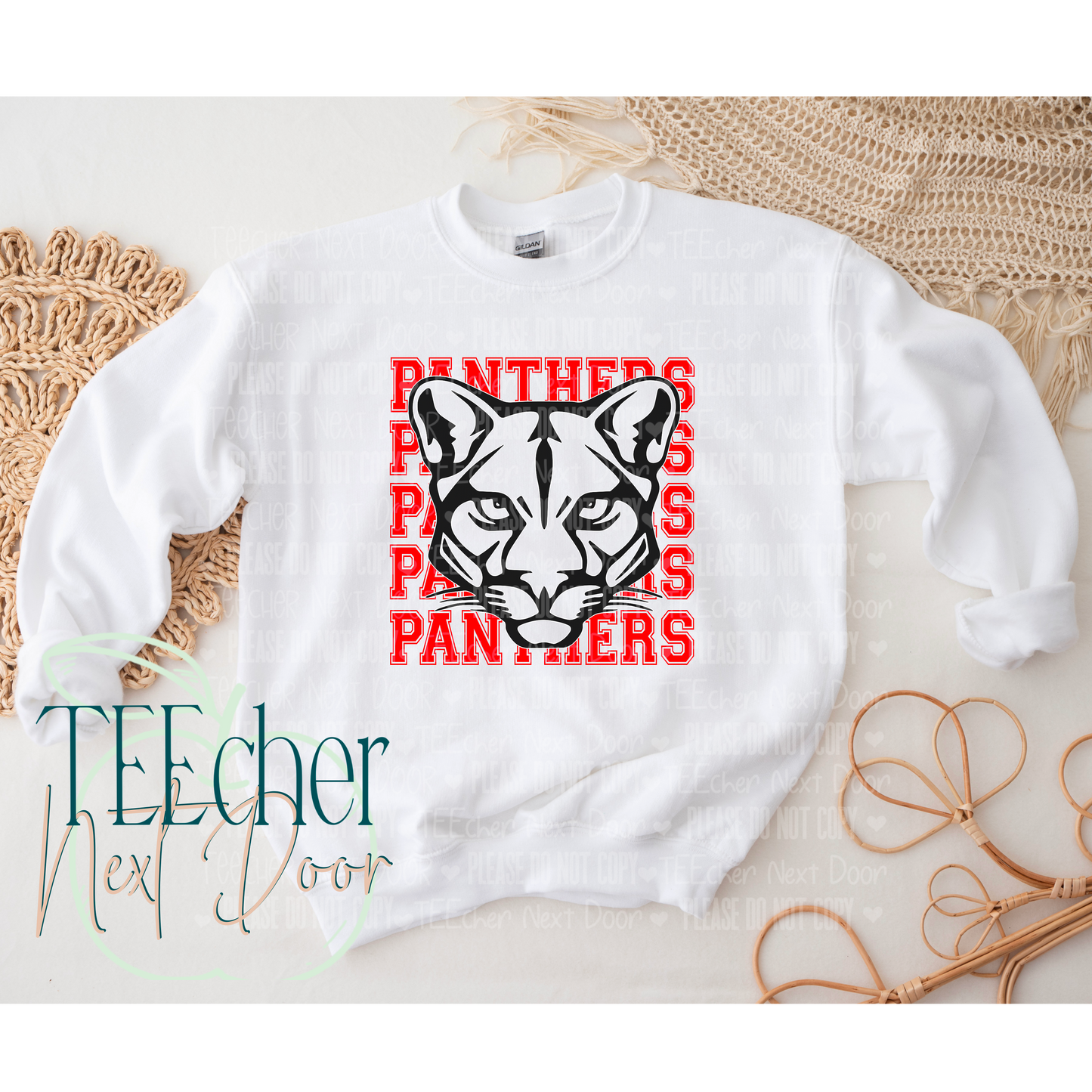EXCLUSIVE Red Panther Breakthrough Crewneck