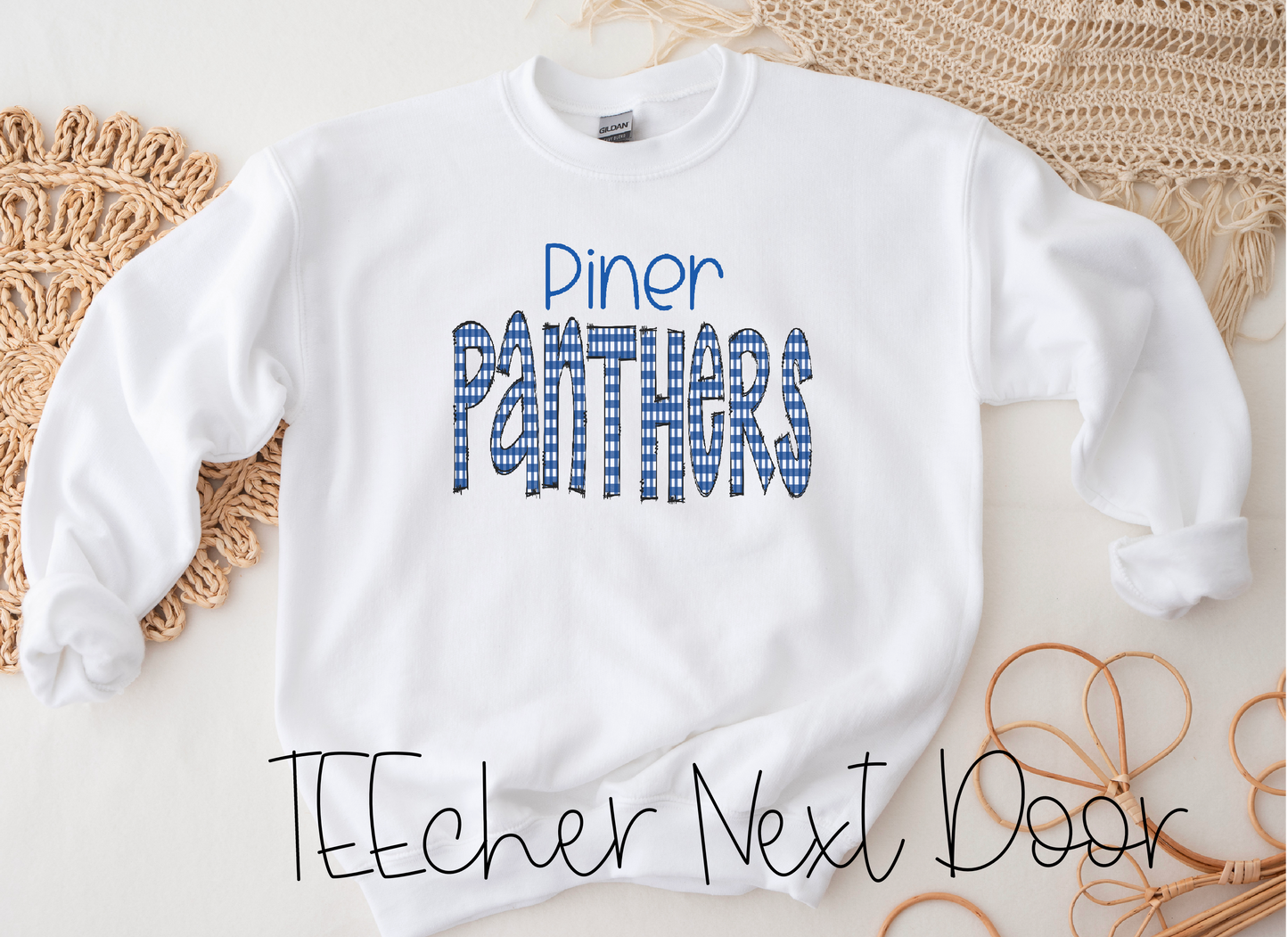 Piner Panthers Plaid Mascot
