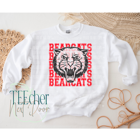EXCLUSIVE Red Bearcat Breakthrough Crewneck